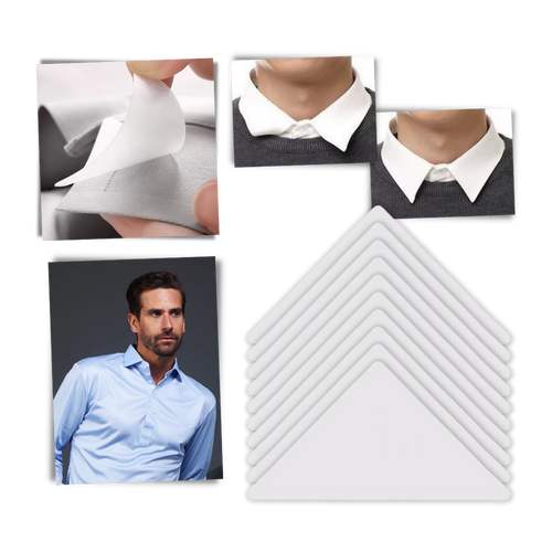 Autocollant pour col invisible et résistant au lavage