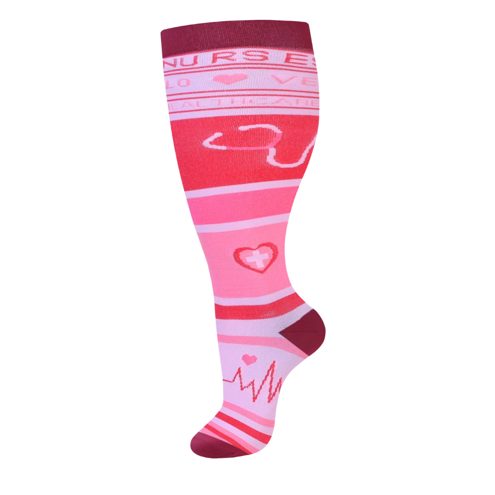 Chaussettes de compression larges et respirantes