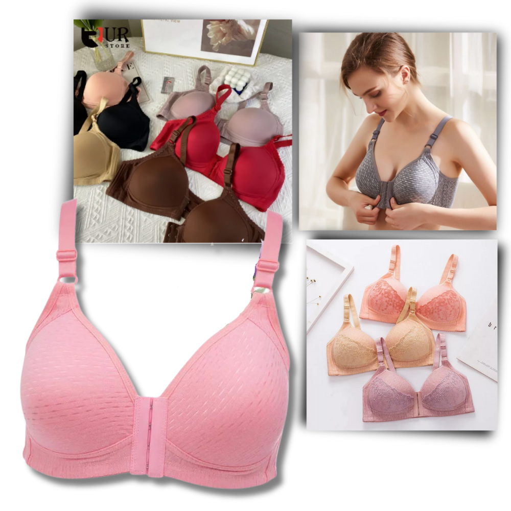 Soutien-gorge push-up grande taille sans fil